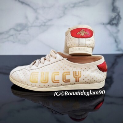 Gucci X Sega Guccy logo stars falacer sneakers size IT 35.5 