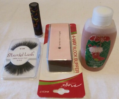 HOLIDAY STOCKING STUFFER: mini bubble bath, 100% human hair lashes, 4-way block 