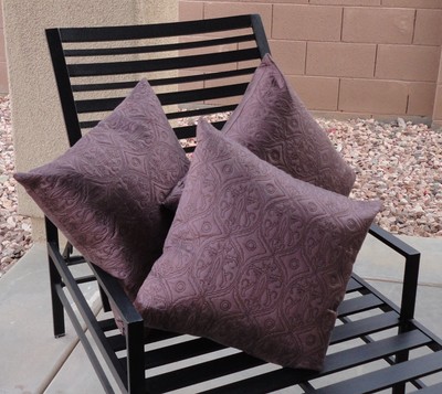 amethyst throw pillows