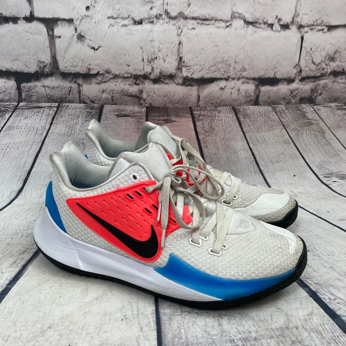 Nike kyrie low 2 light aqua/black/white men's basketball shoe sale