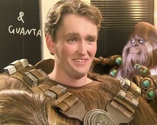 Star Wars James Rowland Guanta Wookiee Autogramm 11x14 Foto - ORIGINAL signed