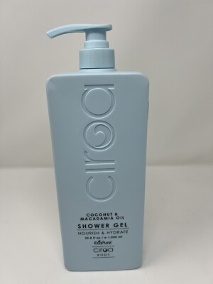 Ciroa COCONUT & MACADAMIA Oil Shower Gel Nourish & Hydrate 33.8 Fl Oz 