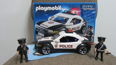 Playmobil Policia Coche Patrulla Vehiculo 5614 (COMPLETO) R OVP 