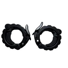 Olympic Bar Collars 2 inch Barbell Dumbbell Quick Lock Clamps Clips Color Black