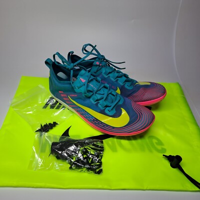 Nike Zoom Victory 5 XC Run Spikes Lakeside Opti Yellow Men's Size