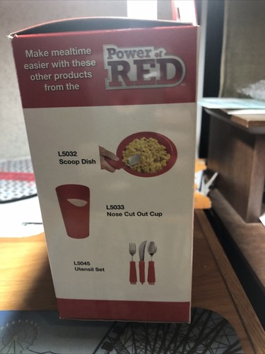 Essential Medical Supply Power of Red Adaptive Scoop Bowl with Suction Cup... - Picture 4 of 4