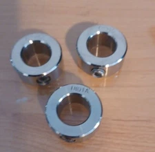 5/8" ID Bore Stainless Steel Set Screw Shaft Collar OD 1-1/8" Width 1/2" (QTY 3)