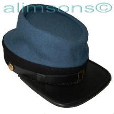 American Civil War 1862 Pattern Blue Confederate Infantry Kepi - ALL SIZES
