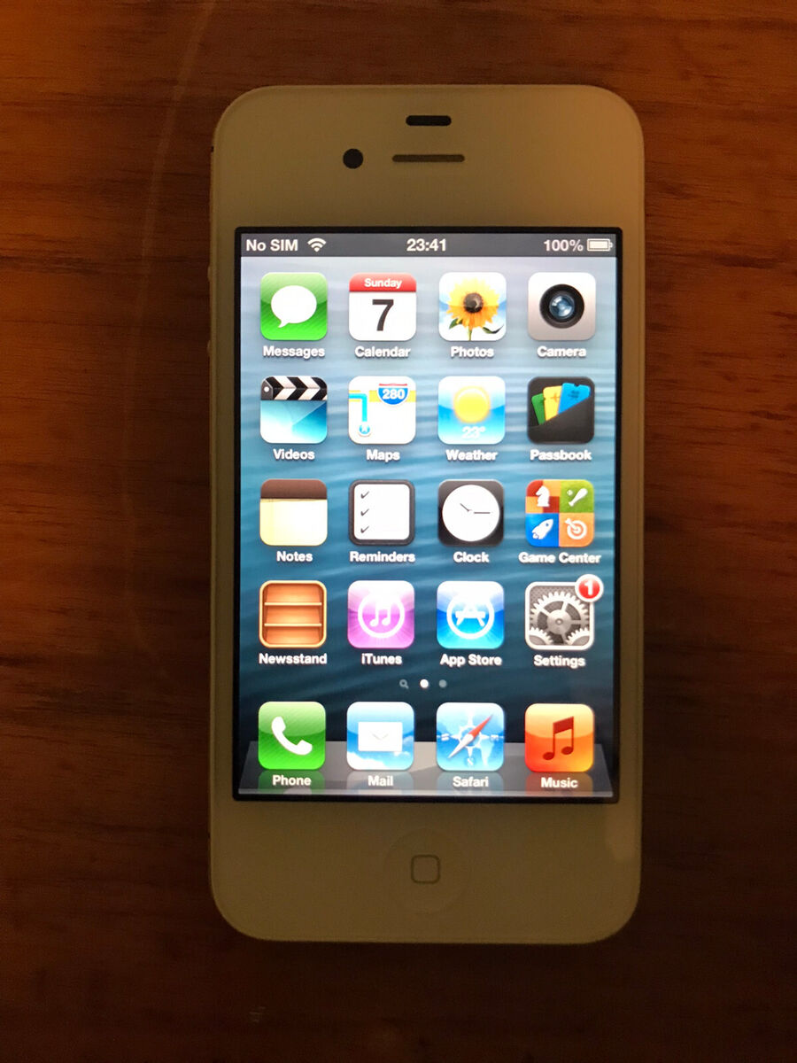 RARE) Apple iPhone 4S - iOS 6 - White - 16 GB | eBay RARE) Apple iPhone 4S - iOS 6 - White - 16 GB | eBay