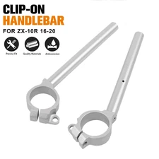 49mm Riser Clip-On Handlebars Fits For Kawasaki Ninja ZX-10R ZX10R 2016-2020