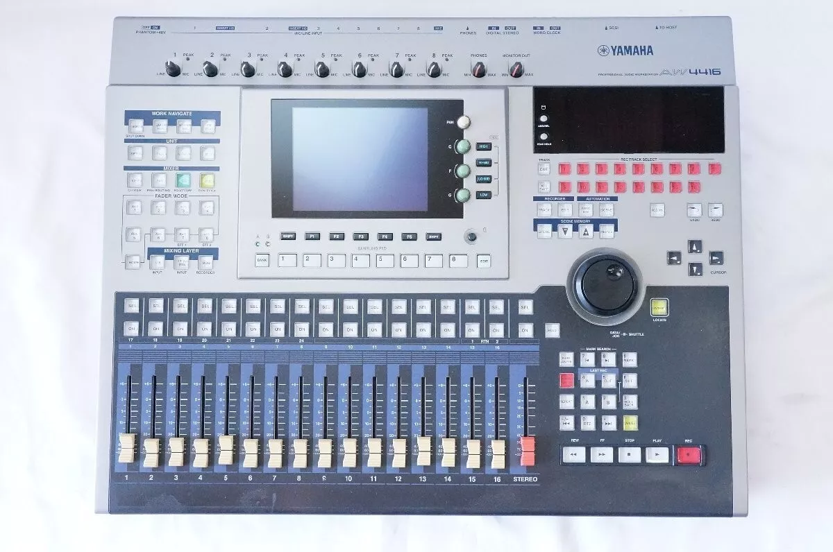 Yamaha AW4416 Digital Recorder Mixer Workstation 44ch/20 bus input/output  F/S