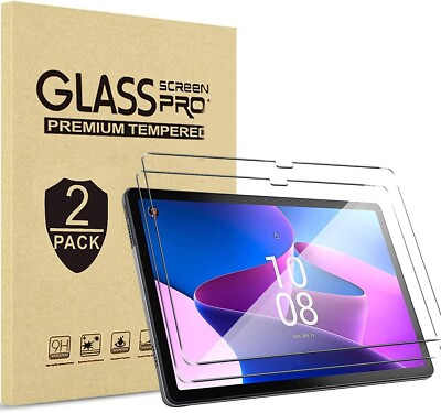2 PACK Tempered Glass Screen Protector For TECLAST P40HD Android 13 Tablet 2023