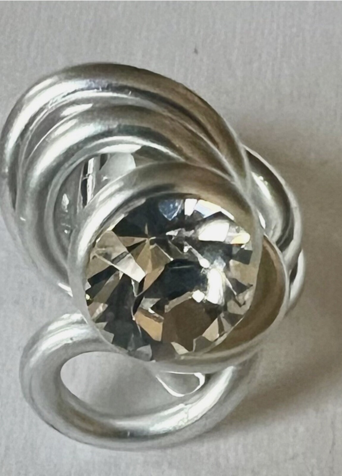 Swarovski Elements Crystal Ring Twisted - image 1