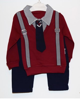 2-teiliges Baby Junge Kinder Kleinkind Oberteil + Hose Set Kleidung Outfit 3-6-9-12 Monate