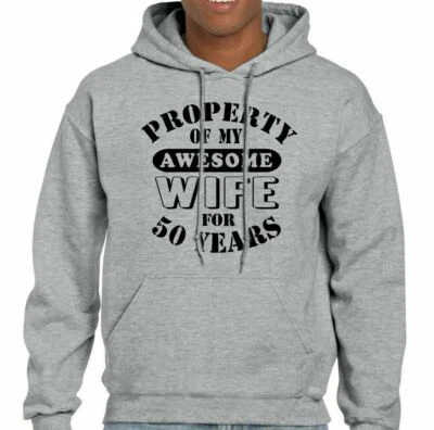 My Toll Frau Herren Lustige 50th Hochzeitstag Hoody Geschenk 50 Jahr Ehemann - Bild 1 von 4