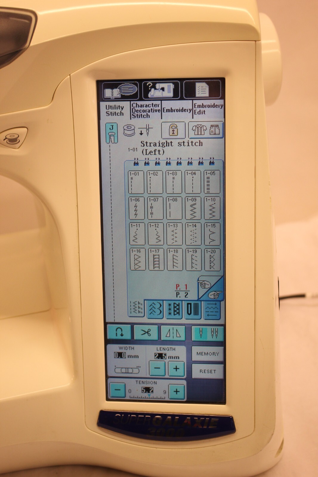 BROTHER SUPER GALAXIE 3000 EMBROIDEY MACHINE NO PEDAL eBay