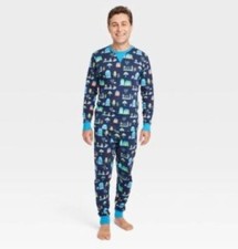 Wondershop Men's Hanukkah Lions Pajama 2-Piece Set Cotton