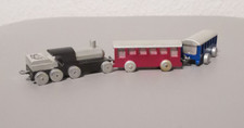 Gebr. Hildner Eisenbahn Miniatur Lok & Anhänger 3 Teilig ohne OVP Vintage