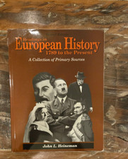 Readings in European History, 1789-Present: A Collection of Primary Sources
