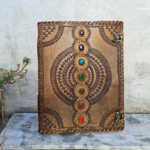 Cuero C 600 Pages Leather Sun And Moon Embossed With UK | Ubuy - View #2