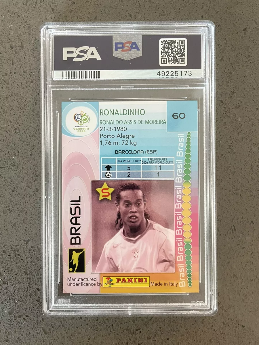 Panini Soccer Card Ronaldinho Base Adrenalyn XL World Cup 2010 SGC 10 Gem  Mint