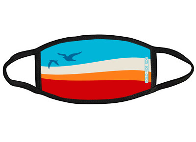 Surf waves vibe design double fabric face mask OSFM Adults & Kids