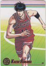 No8 Kaede Rukawa Slam Dunk Trading Carddass BANDAI Japan 1994