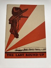 Dodge City Kansas 1929 The Last Round-Up Boot Hill Pictorial Souvenir Program