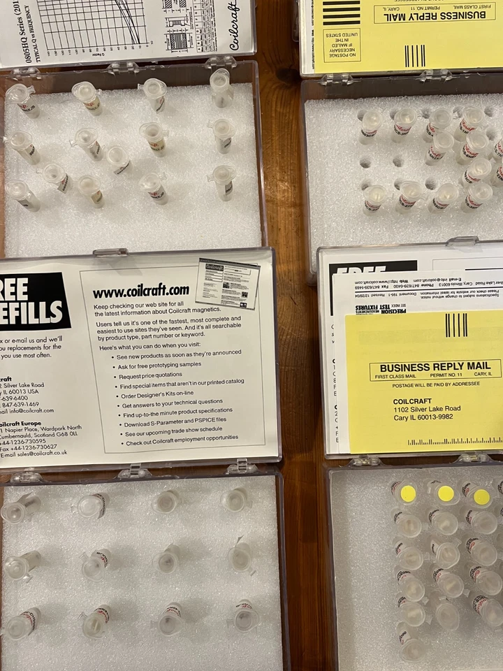 Coilcraft Designer's  Kit SMT Inductors  9 boxes - Image 4 of 4