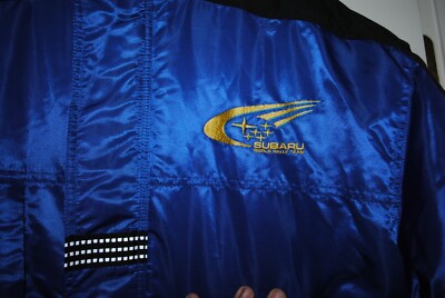 RICHARD BURNS SUBARU IMPREZA STI WRC PARKA, SIZE L, USED, OFFICIAL
