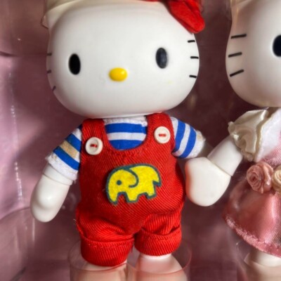 Hello Kitty 30th Anniversary Figure 1974 & 2004 Sanrio Official