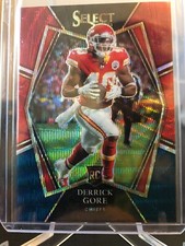 2021 Select Football Derrick Gore Tri Color Prizm RC /199!! 🔥🔥