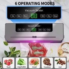 Vacuum Food Sealer Machine Automatic Manual Vacum Sealer Dry/Wet+ 50/100 Bags