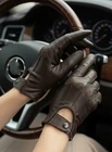 Genuine Sheep Leather Women Driving Gloves