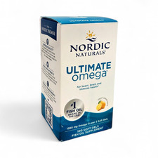 Nordic Naturals Ultimate Omega Fish Oil Softgels, 1280 mg, 100 Count