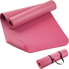 Extra Thick NBR Yoga Mat for Women  Men, 10Mm Thick, 72  X24  Large Exercise Mat