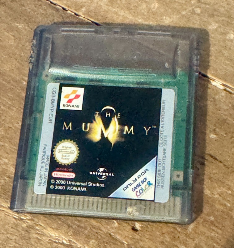 THE MUMMY Nintendo Game Boy Color UK / EUROPEAN Version Gameboy