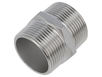 6280-114 Male-male max.10.5bar 1.4408 stainless steel Thread: G 1 1/4'' GEBO
