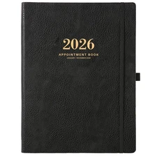 2026 Weekly Appointment Book & Planner - Daily Hourly Planner 2026 with 15-Mi...