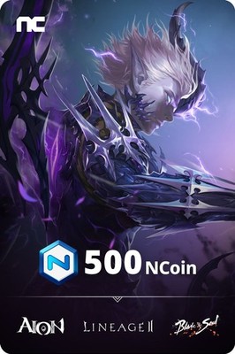 NCsoft NCoin 500 Coins EU Code Email Key