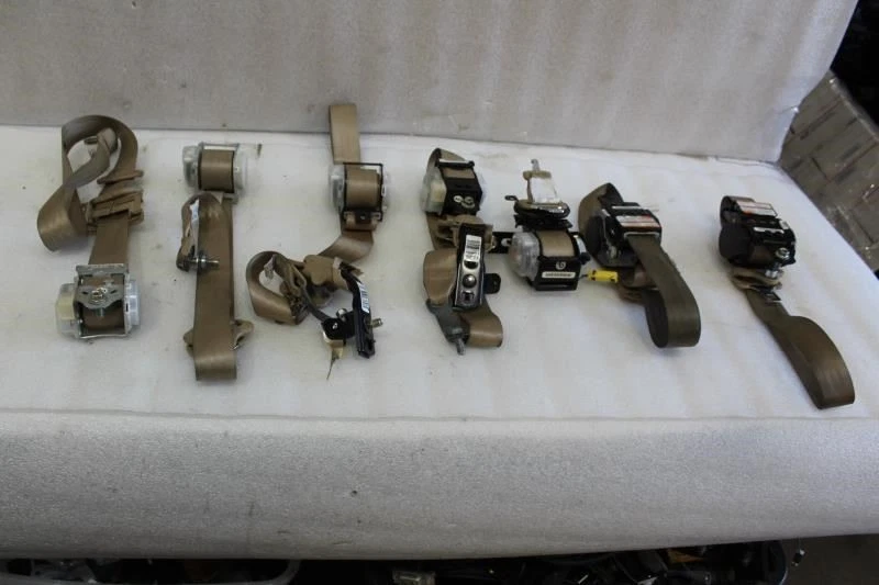 Honda Odyssey 2007 juego de cinturón de seguridad delantero trasero 7 piezas beige Foto 2 de 4