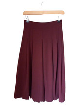 Silvian Heach UK 6 8 XS Culottes Skort rosso bordeaux gamba larga