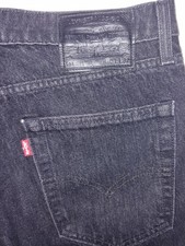 LEVI'S PREMIUM Mens Black Slim Fit 511 Jeans W31 L32 Denim