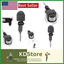 Outdoor DC 12V Infrared PIR Motion Sensor Switch for LED Lights