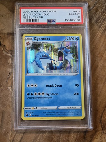 Gyarados graded PSA 8 for sale on eBay