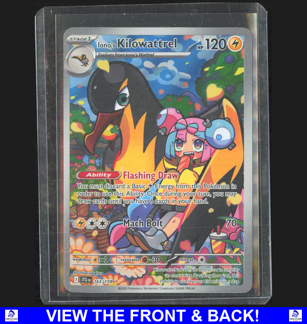 Iono's Kilowattrel 2025 Pokemon SV Journey Together Full Art