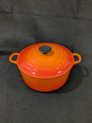 Le Creuset #24 5.25QT/ 5L Dutch Oven Pot Orange