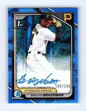 2024 Bowman Chrome Sapphire Autographs Bralyn Brazoban Rookie Auto /199