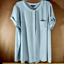 Simply Vera Wang Women’s Blouse 2X Dressy Office Party Church Brunch Lilac