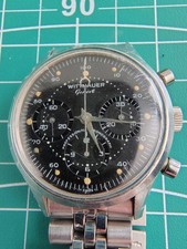1960s Wittnauer 242T mens watch, silver with ...